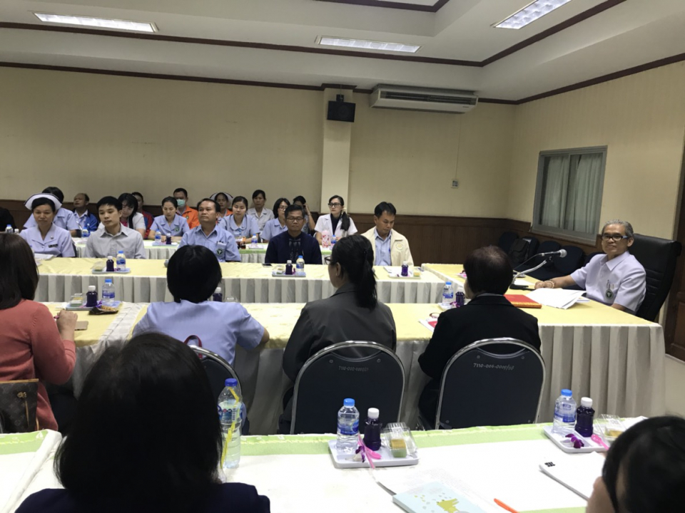 นพ.สสจ.อุดรธานี ลงพื้นที่รพช.ทุ่งฝนและมอบนโยบาย