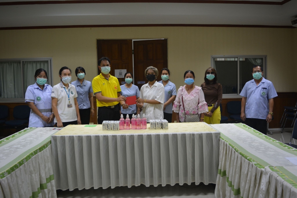 รับมอบของบริจาค จากครอบครัว นภัสนันท์ กำพุฒกลาง