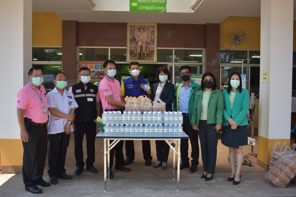 รับมอบบริจาคจากเจ้าหน้าที่ ธนาคารเพื่อการเกษตรและสหกรณ์การเกษตร ธ.ก.ส. 