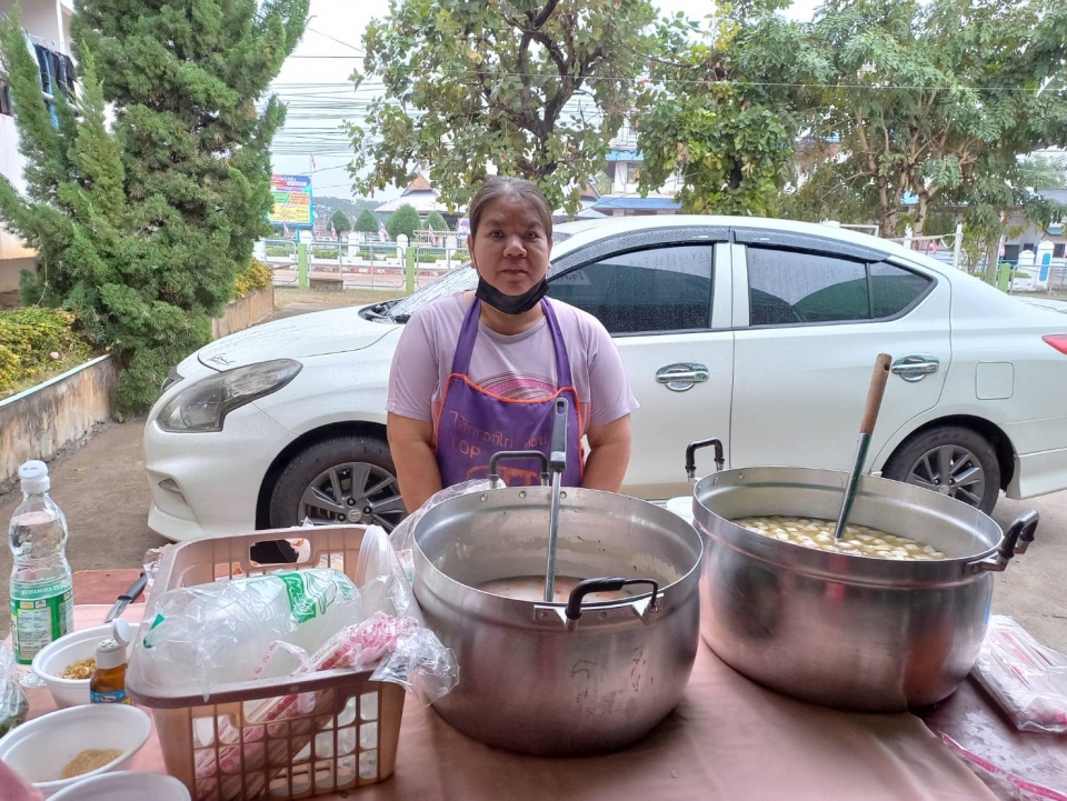 ขอขอบคุณโรงทานแกงเส้น (ร้านลำภูปลาสดตลาดทุ่งฝน) 