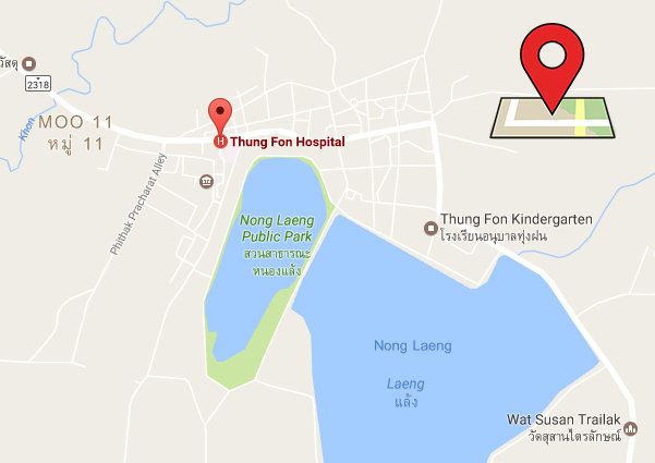 แผนที่โรงพยาบาลทุ่งฝน